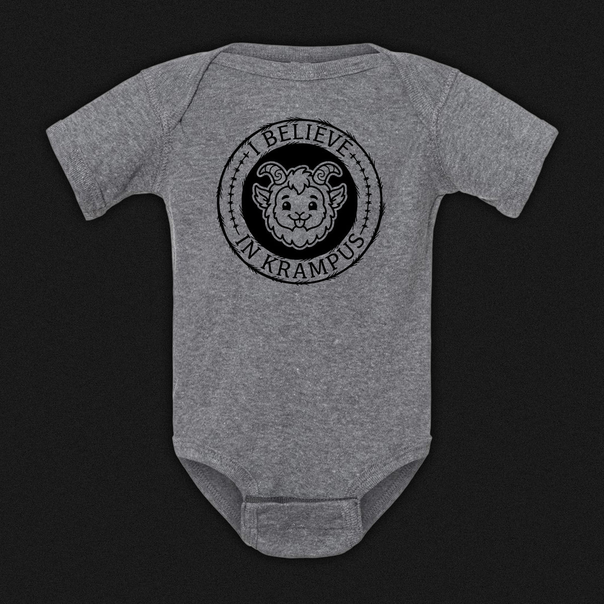 I Believe in Krampus Onsie from Killer Cit Clothing