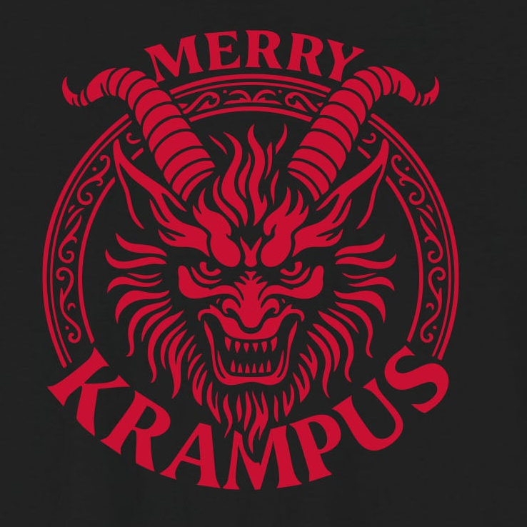 Merry Krampus T-Shirt from Killer CUt Clothing